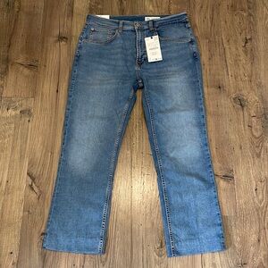 NWT Zara The Cropped Bootcut Slim Fit High Rise - Size 10